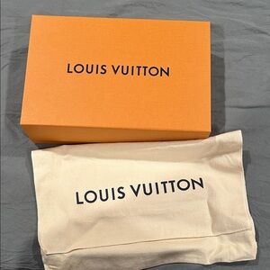 Louis Vuitton box and dust bag